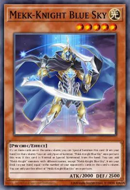 Mekk-Knight Blue Sky