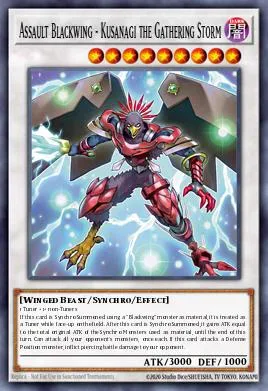 Assault Blackwing - Kusanagi the Gathering Storm