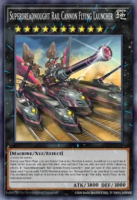 Superdreadnought Rail Cannon Flying Launcher