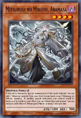 Mitsurugi no Mikoto, Aramasa
