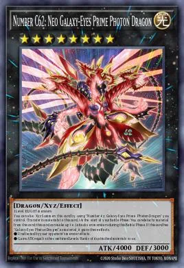 Number C62: Neo Galaxy-Eyes Prime Photon Dragon