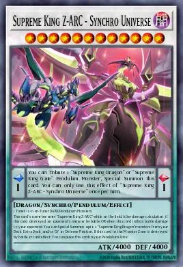 Supreme King Z-ARC - Synchro Universe