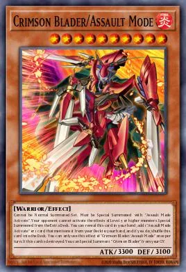 Crimson Blader/Assault Mode