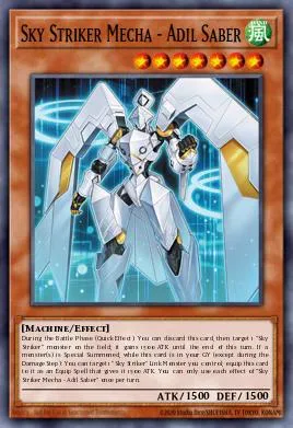 Sky Striker Mecha - Adil Saber