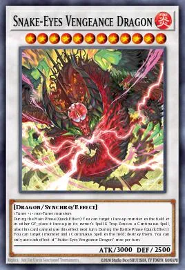 Snake-Eyes Vengeance Dragon