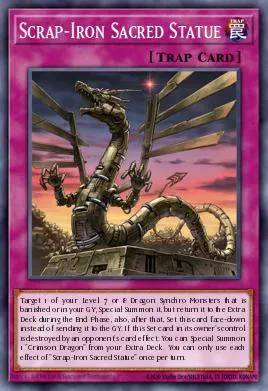 Scrap-Iron Sacred Statue