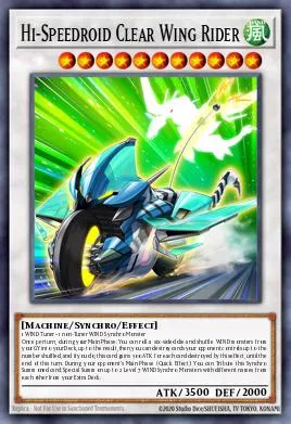 Hi-Speedroid Clear Wing Rider
