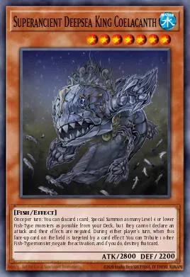 Superancient Deepsea King Coelacanth