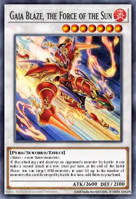 Gaia Blaze, the Force of the Sun