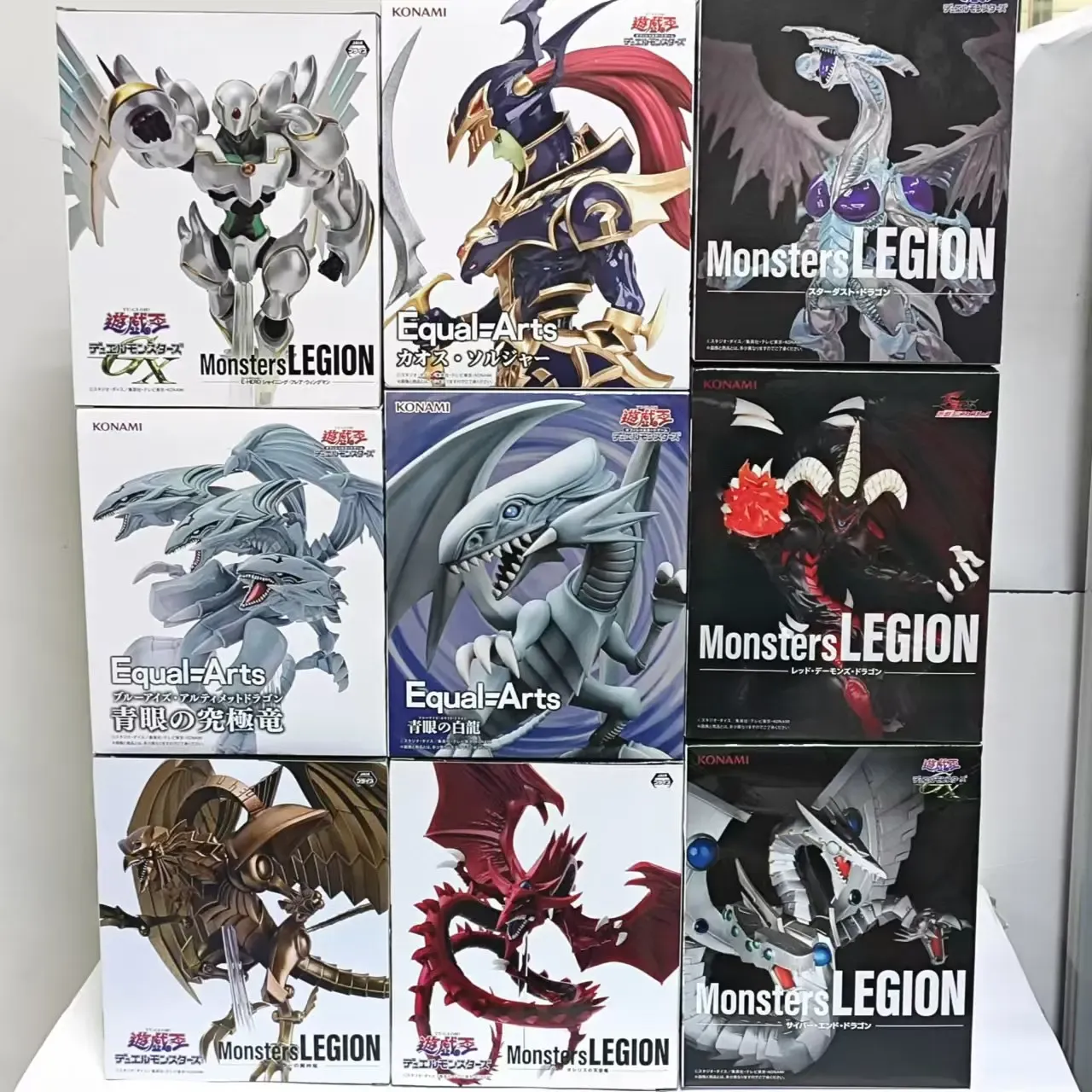 Original KONAMI Yu-Gi-Oh! Figurines